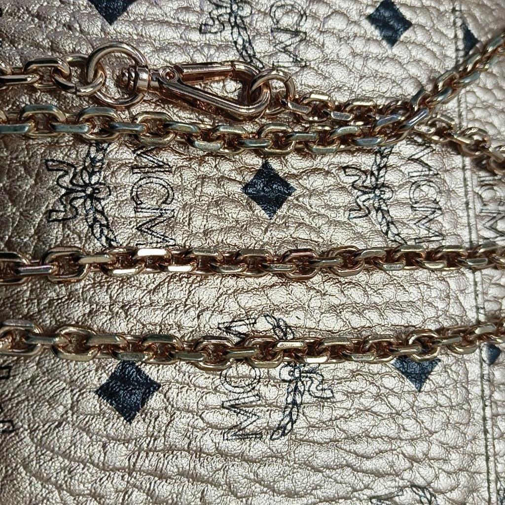 [Pre-Owned] Millie Large Rose Gold Coated Canvas Monogram Crossbody Clutch Shoulder Bag - Very Good #U3V97E