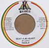 7-дюймовая пластинка SIZZLA - Beat A Mi Heart NONE Kalonji Records 2006 Ямайка Регги, Ска и Даб Б/У