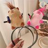 Capybara Capibara Headband Plush Doll Cartoon Hair Hoop Sweet Funny Hair Hoop  Shopping