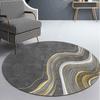 Light Luxury Modern Round Rugs for Bedroom Decor Carpet Soft Checkroom Dressing Table Rug Swivel Chair Hanging Basket Carpets