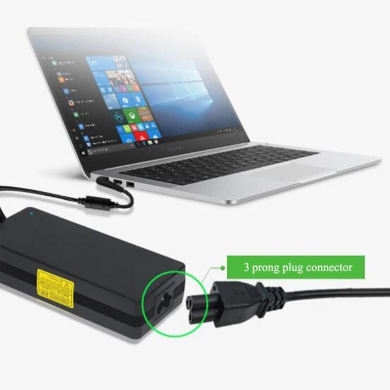 Power Cable Cord with 3Pin Prong Cloverleaf Connectior for Laptop Notebook Scanner Printer Power Supply 1.2m 4ft