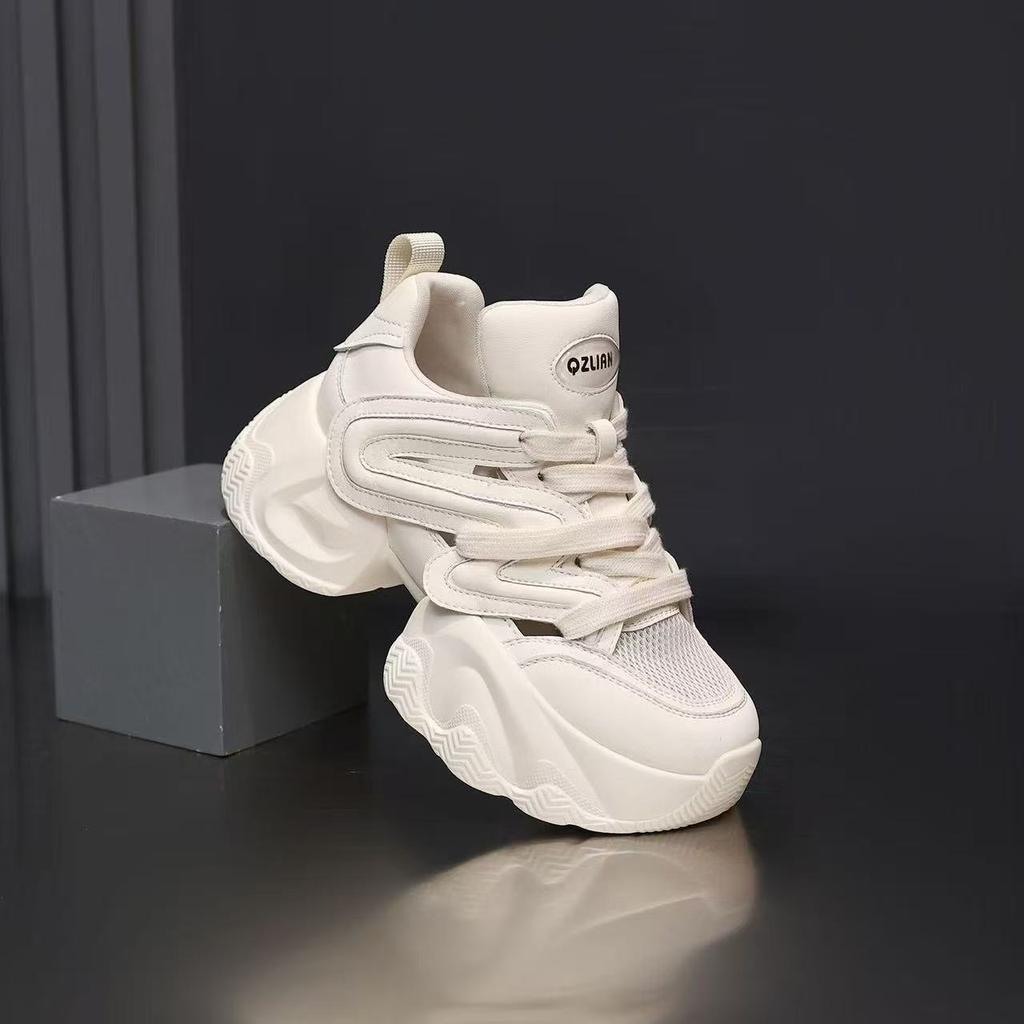 Показываем ноги маленькие папины туфли новая осенняя сетчатая дышащая платформа спортивные повседневные туфли