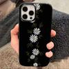Белый Чехол со Свежей Ромашкой Для IPhone 16 Чехлы Чехол Для IPhone 15 Pro Max Для IPhone 14 13 12 11 XS X XR 7 8 Plus Чехол Funda