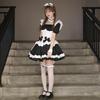 Gaming Costume Cosplay Miracle Nikki Black and White Chocolate Maid Outfit Lolita Princess Dress