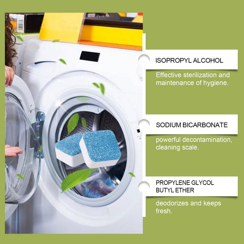 Таблетки для чистки стиральных машин Мощные таблетки для чистки стиральных машин Таблетки для чистки стиральных машин Ароматизированное чистящее средство для стиральных машин