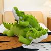 Simulated Crocodile Long Strip Plush Doll Office Sleeping Pillow Car Home Pillow Unzipped Doll Gift