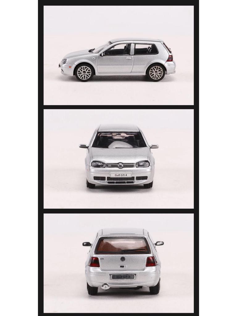 НОД 1:64 Модель автомобиля из сплава Volkswagen Golf MK4 GTI Юбилейное издание, 2-дверная и 4-дверная симуляция.