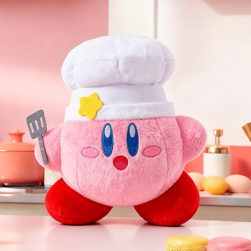 Плюшевая игрушка Кирби Повар Повар Повар Большая кукла Кирби Подарок на день рождения Детская игрушка