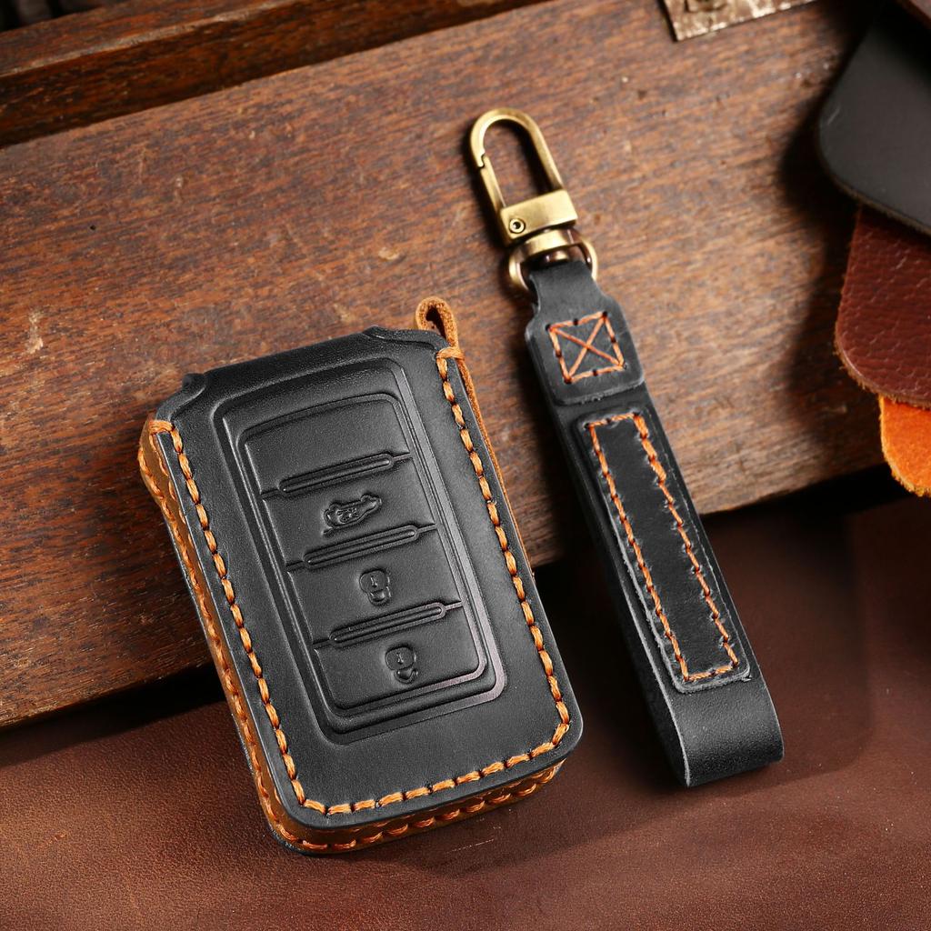 Подходит для Dodge Ram 1500 Ram1500 Ram2500 Trx Подходит для Chrysler Couve Dodge Jeep Grand Cherokee Натуральная кожа Чехол-футляр для автомобильного брелока-пульта