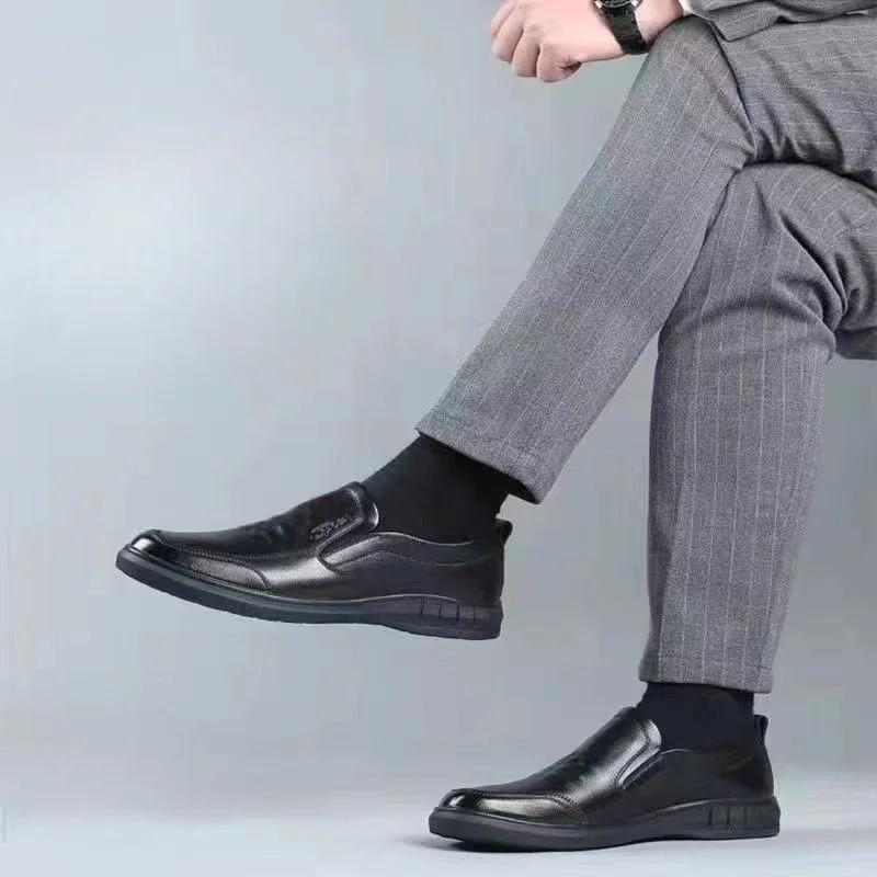 Социальная обувь мужская воловья кожа повседневная деловая дешевая распродажа обувь одежда высокое качество мода 39 вечеринка новые мужские формальные туфли