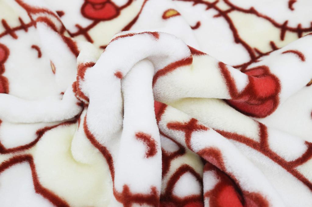 Marushin Sanrio Hello Kitty Faces Kitty Blanket 3245007600 200 x 140cm