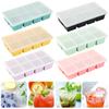 Ice Cube Mold 6/8 Grids Silicone Ice Making Tray Easy Release Large Square Cube Mold for Home Kitchen