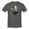 Piece Karate Master Funny  Cotton TShirt Thinking Monkey Tees Tops For Unisex