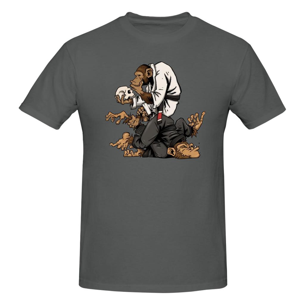 Piece Karate Master Funny  Cotton TShirt Thinking Monkey Tees Tops For Unisex
