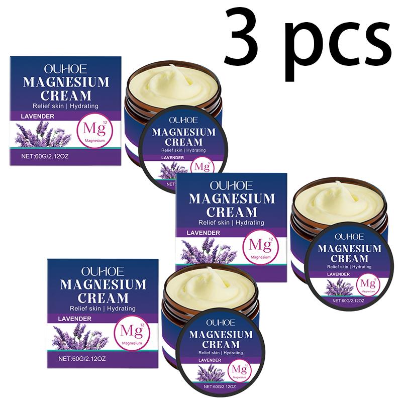 Успокаивающий магниевый крем для тела Снимает дискомфорт в суставах запястий и коленей Мягкие ингредиенты Ежедневный массажный уход