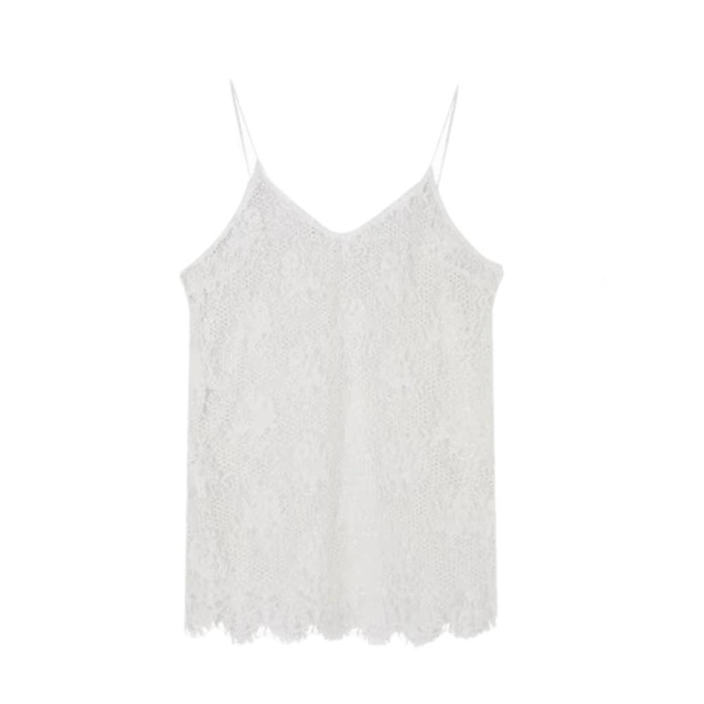 V-neck Lace Underskirt Slips Beach Wear Sling Skirt Petticoat Loose Lace Camisole Skirt Party