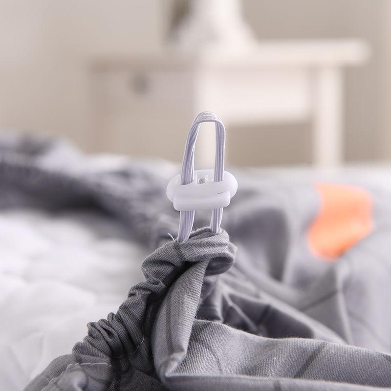 100% хлопчатобумажная ткань, утолщенный стеганый наматрасник, двойной размер, высококачественный защитный чехол для кровати на заказ, не включая наволочку