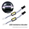 2pcs T10 Canbus Cable 12V LED Warning Canceller Decoder 501 T10 T15 W5W 194 Car Lights NO Error Canbus LED Load Resistor
