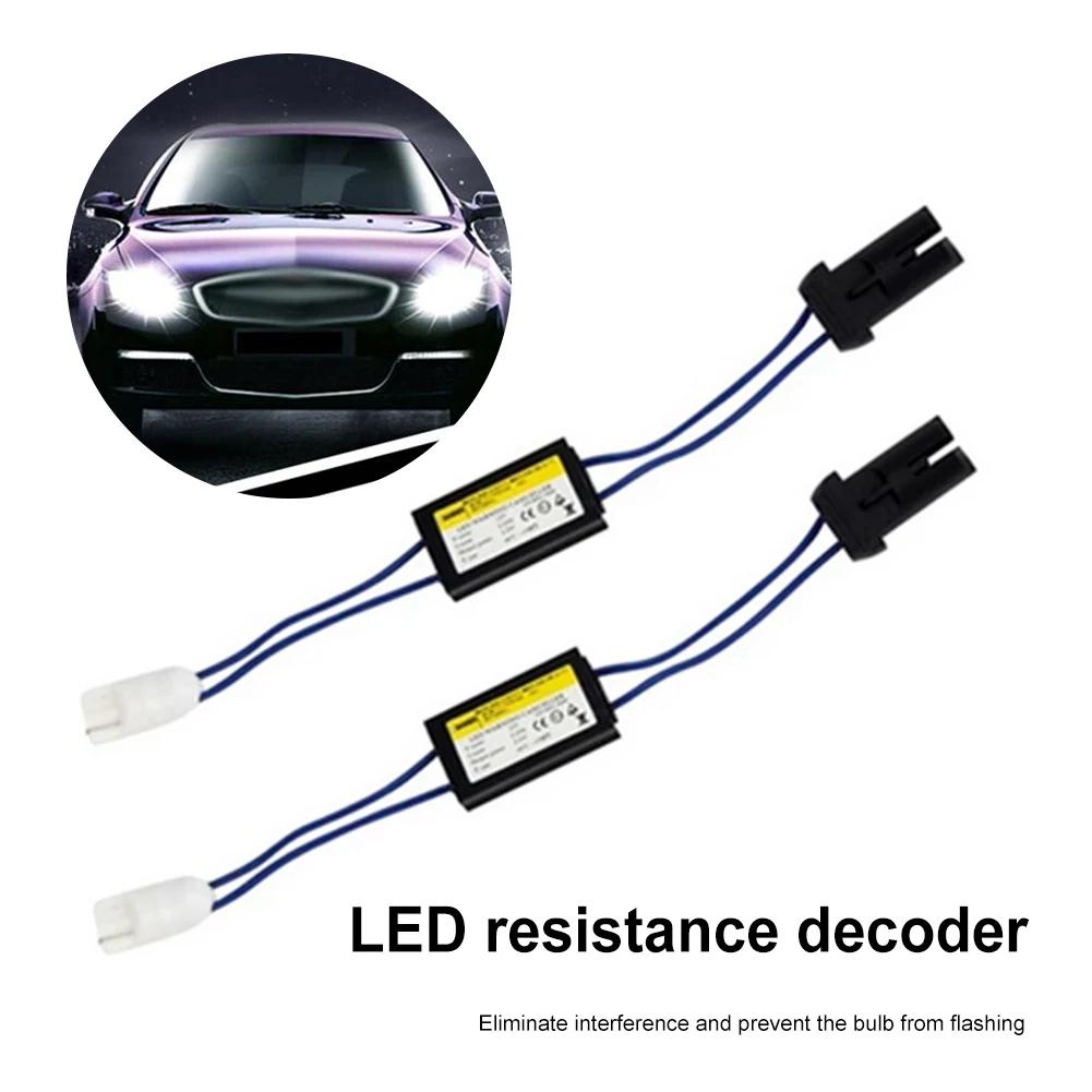 2pcs T10 Canbus Cable 12V LED Warning Canceller Decoder 501 T10 T15 W5W 194 Car Lights NO Error Canbus LED Load Resistor