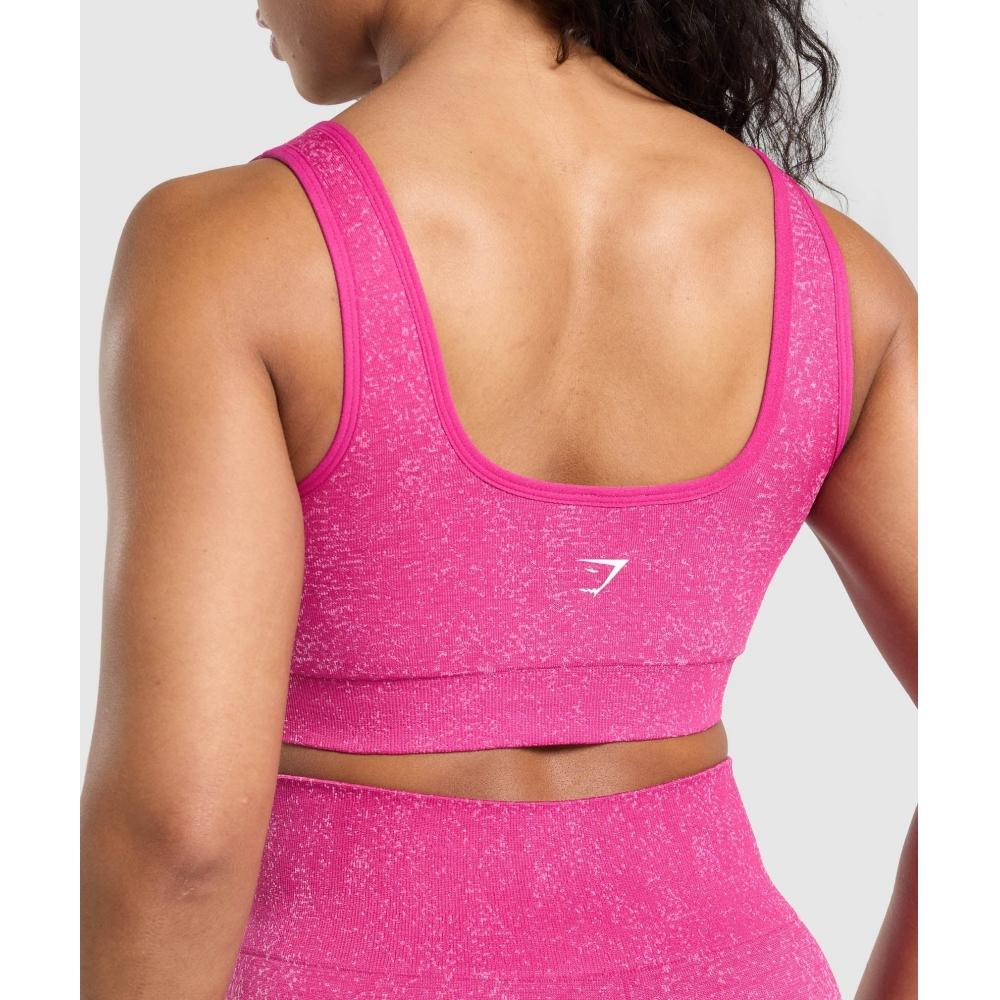 Gymshark Спортивный бюстгальтер Adapt Fleck Winning Pink Sour Pink B9a7h Kcqz