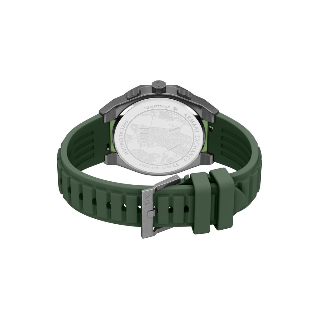 Мужские аналоговые силиконовые часы Armani Exchange AX4292