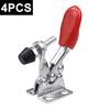4Pcs GH-201A Vertical Horizontal Quick Release Toggle Clamps Hand Push Tool Set