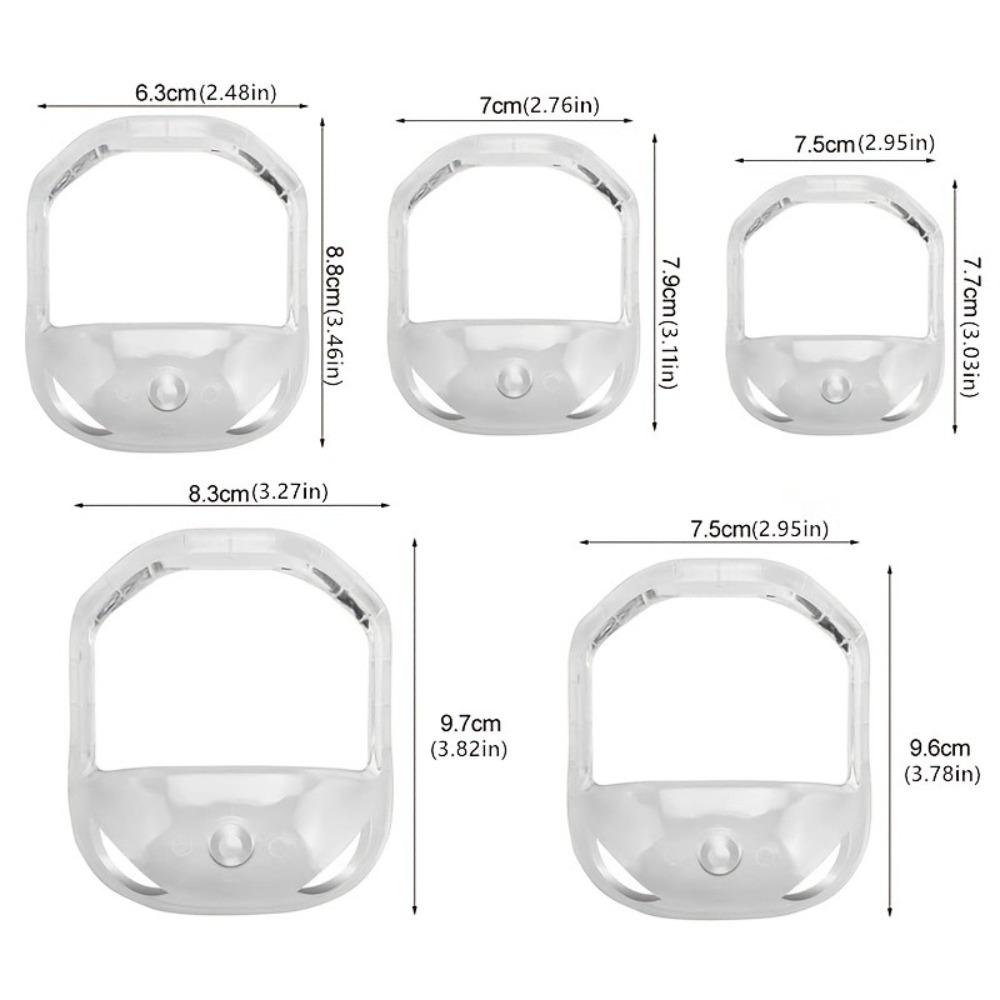 5Pcs/set Beard Comb Hairbrush Symmetric Cut Salon Mustache Beard Styling Template for Beard Shaping Trimming Tool