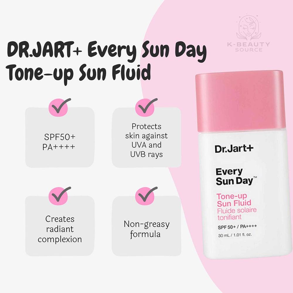Доктор. Jart Every Sun Day Тонизирующий солнцезащитный флюид 30 мл (SPF50 +)