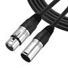 Uxcell 16ft XLR Cable with XLR Female To Male Adapter for and Studio 7-Pin Microphones, Stage,