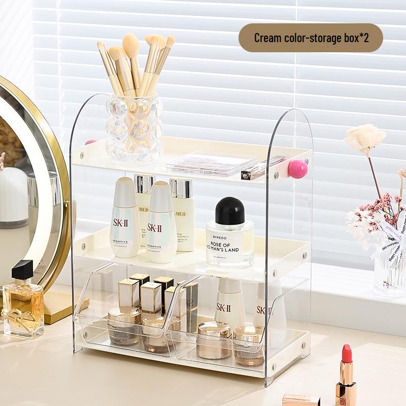 Высококлассная стойка для хранения косметики в китайском стиле для макияжа и средств по уходу за кожей