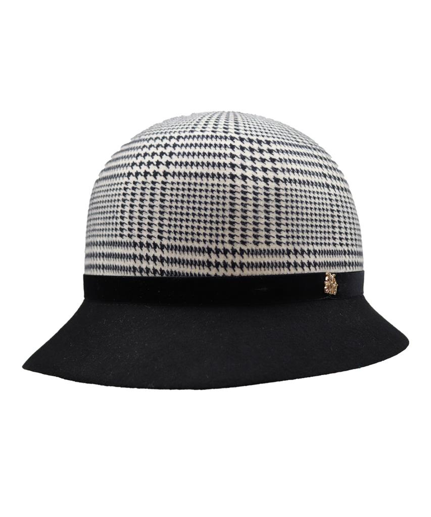 Kaliseumontapone Elisha Heritage Wool Hound Cloche Hat