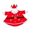 Christmas Porch Goose Outfit Decoration Unique Decor Porch Goose Statue Clothes for Home Indoor Outside Balcony Courtyard