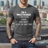 I'M A MULTITASKER I CAN LISTEN | FUNNY | NOVELTY | JOKE | MEN'S T-shirt TEE TOP