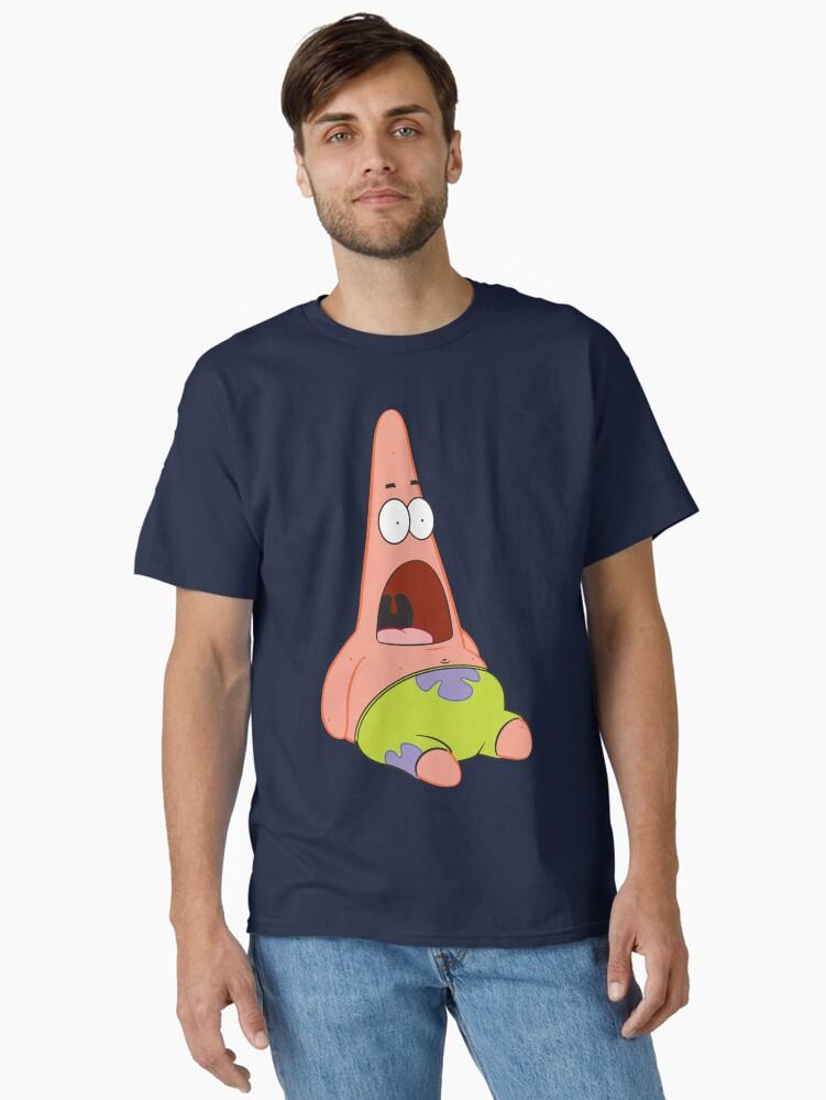SpongeBob SquarePants SpongeBob SquarePants Surprised Patrick Classic T-Shirt