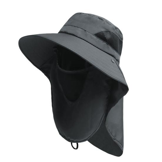 Уличная шляпа шарф дышащая защита шеи с широкими полями унисекс противоскользящая полная защита ветрозащитная фиксированный ремешок рыбалка кемпинг велоспорт рыбак