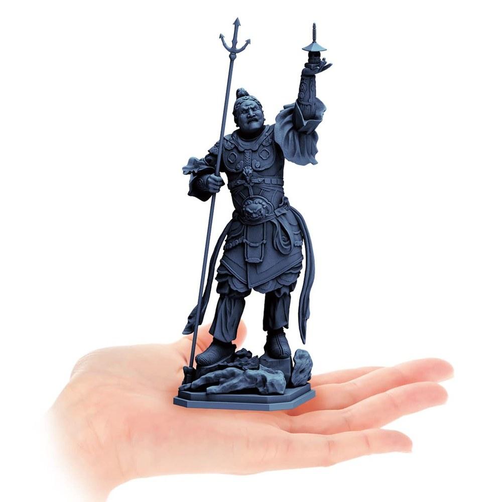 KAIYODO Art Plast Four Heavenly Kings Tamonten Statue AP009 Unpainted Unassembled Plastic Model Kit 160mm Non-scale