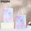 15 шт. Подарочные пакеты «Русалочка» Пакеты для подарков на вечеринку в тематике русалок Пакеты для сладостей с ручкой Пакеты для упаковки подарков Украшения в тематике русалок Летние подарочные пакеты