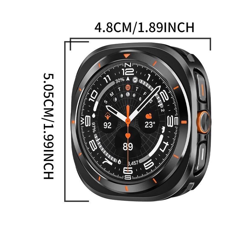 BUSKOZ 1/2 шт. Металлический Защитный Чехол Для Samsung Galaxy Watch Ultra Чехол-Крышка Без Защитной Пленки На Экран Аксессуары