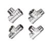 1/4" 3/8" 1/2" 3/4" 1" 1-1/4" 1-1/2" 2" BSP Тройник резьбовой наружный/внутренний, разветвитель на 3 направления, фитинг для труб из нержавеющей стали 304, для воды, газа