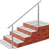 YHEYSMUX 160x85см Наружные перила для лестницы 304 Перила из нержавеющей стали Сделай сам Вход Регулируемый угол Внутреннее Наружное использование Легкая установка Нагрузка