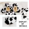 Cute Dog Jumpsuit Warm Dog Clothes Coat Winter Pet Puppy Leopard Hoodie Jacket Soft Outfit for Small Medium Dogs Chihuahua Pug