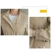 Double Layer Women Windbreaker New Spring Autumn Short Coat Fashion Plus Size Stand-Up Collar Ladies Jacket