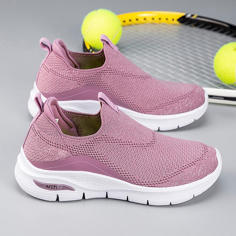 Дышащая нескользящая обувь для ходьбы для мужчин и женщин на весну и осень — идеально подходит для активных людей среднего и пожилого возраста