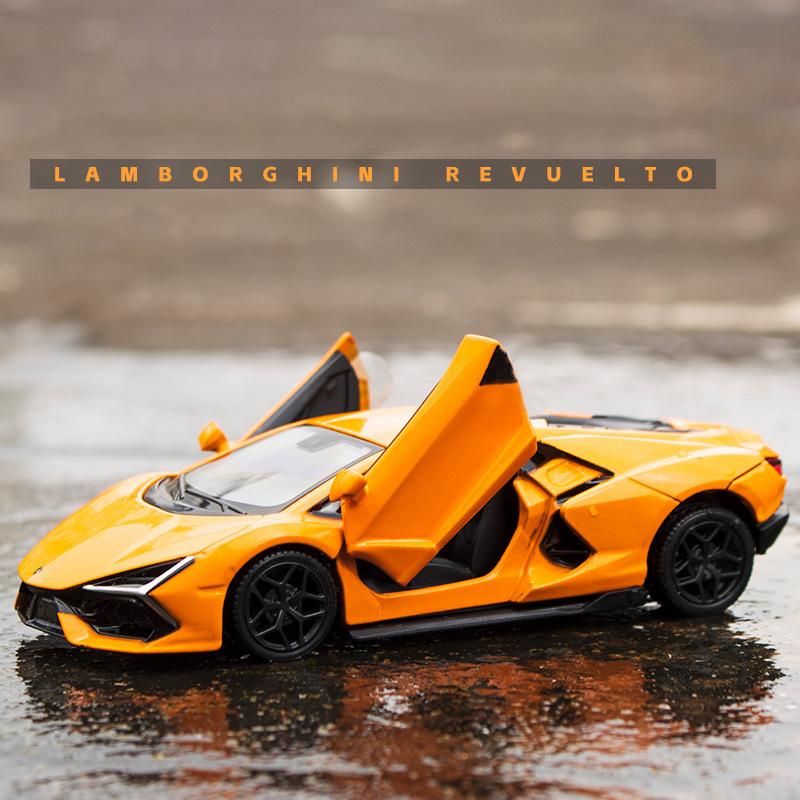 1/36 Lamborghini Revuelto Сплавная Машинка Литые и Игрушечные Транспортные Средства Модель Машинки Миниатюрная Масштабная Модель Машинки Игрушки для Детей