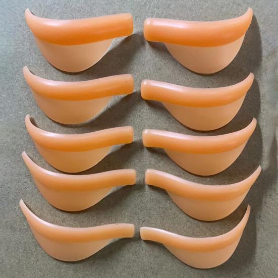 Yousheng 5 пар силиконовых подушечек для завивки ресниц, естественно выглядящие, безопасные, универсальные, не вызывающие аллергию, косметические аксессуары