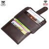 Genuine Leather RFID Blocking Zipper Card Holder Credit Cart Wallet Mini Slim Wallet Card & Id Holders Man Business