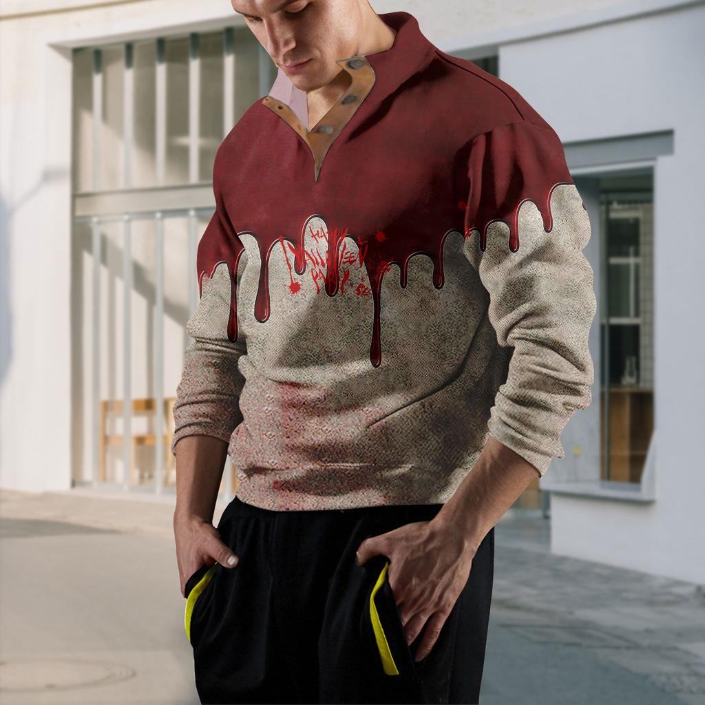 Весенне-осенняя мужская толстовка с воротником-стойкой на открытом воздухе, повседневные свитера, топы