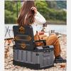 Ящик для хранения на открытом воздухе, ящики для сидений для кемпинга, складные сиденья объемом 60 л, органайзер для багажника, 2025, многофункциональный ящик для рыбалки, большая вместимость, автомобильный ящик для хранения, органайзер