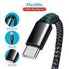 Зарядный кабель Type C 60 Вт Power Delivery 1 метр Плетеный шнур USB C Совместим с несколькими устройствами