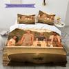 The Bund Mysteries Pattern Bedding Home Decoration Birthday Gift (1 * duvet cover + 2 * pillowcase, without core)
